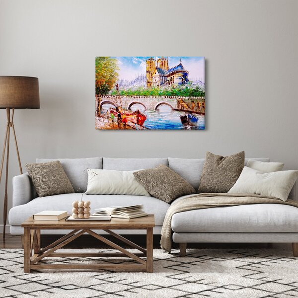 Slika - Uljana slika grada (90x60 cm)
