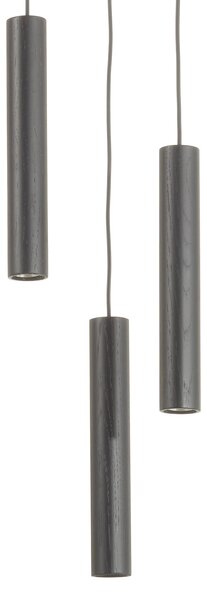 Viseće Svjetiljka UMAGE, Chimes Cluster 3, Crno, Dnevna soba, Drvo, Dizajn