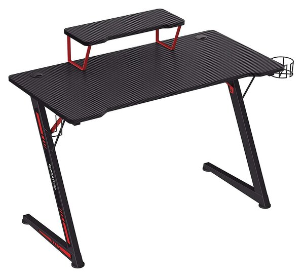 Gaming stol, računalni stol sa stalkom za monitor, 116 x 75 x 60 cm