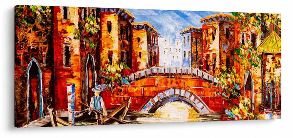 Slika - Ulje na platnu grada III. (120x50 cm)