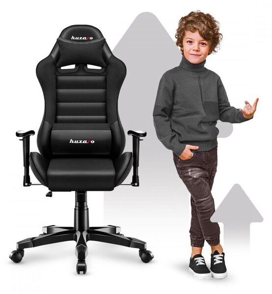 Ergonomska crna gaming stolica za tinejdžere