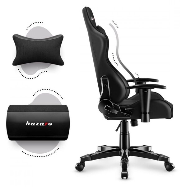 Ergonomska crna gaming stolica za tinejdžere