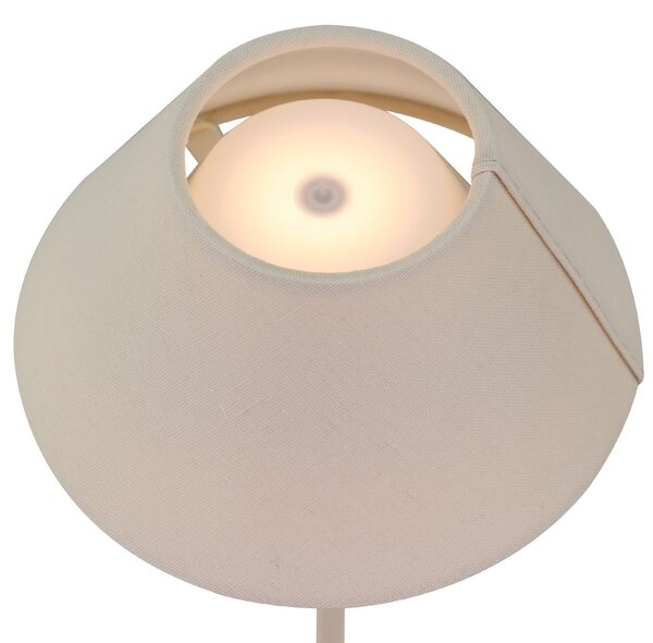 Stolne Lampa Watt & Veke, Teya, prigušiv, Bijela, Dnevna soba, Metal, Dizajn