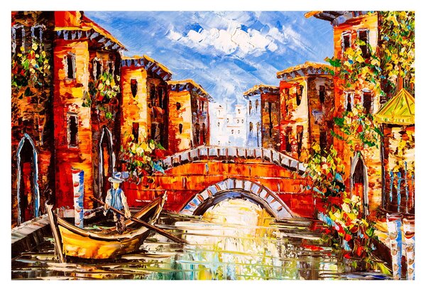 Slika - Ulje na platnu grada III. (90x60 cm)