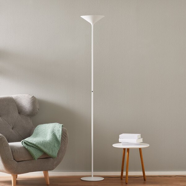 Podne Lampa Rotaliana, Dry, prigušiv, Bijela, Dnevna soba, Metal, Dizajn