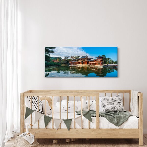 Slika - Hram Byodo-in, Japan (120x50 cm)