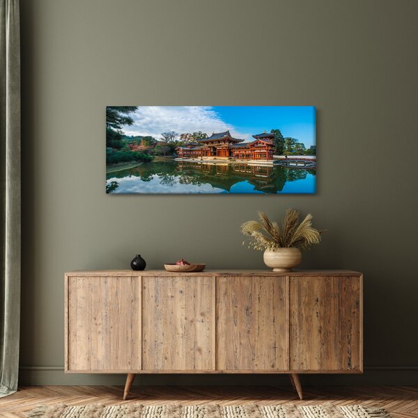 Slika - Hram Byodo-in, Japan (120x50 cm)