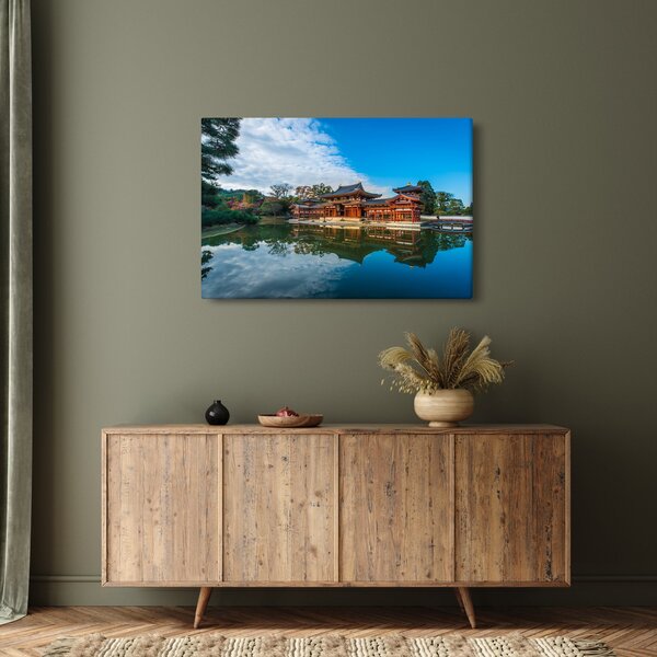 Slika - Hram Byodo-in, Japan (90x60 cm)