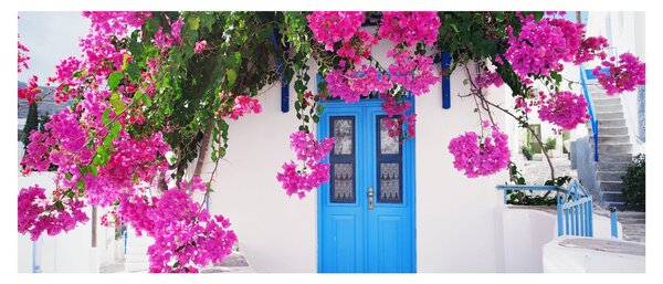 Slika - Tradicionalna grčka kuća (120x50 cm)