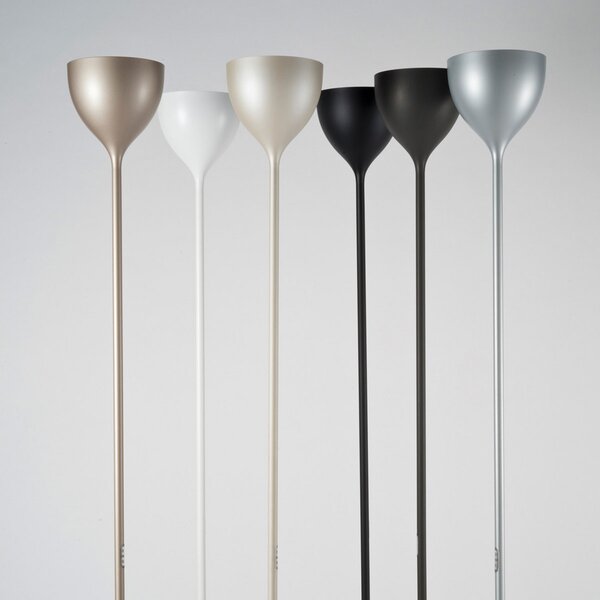 Podne Lampa Rotaliana, Drink, prigušiv, Sivo, Dnevna soba, Metal, Dizajn