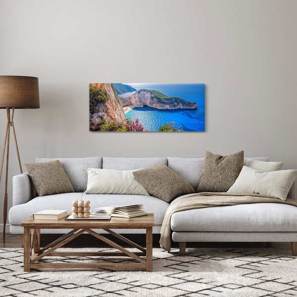 Slika - Plaža Navagio, Grčka (120x50 cm)