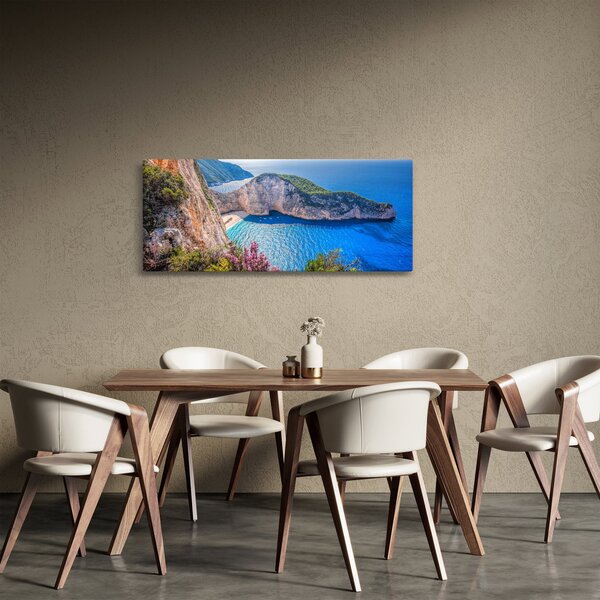 Slika - Plaža Navagio, Grčka (120x50 cm)
