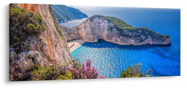 Slika - Plaža Navagio, Grčka (120x50 cm)