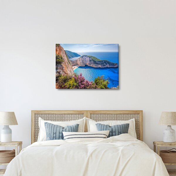 Slika - Plaža Navagio, Grčka (70x50 cm)