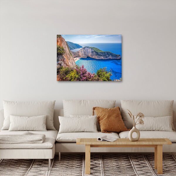 Slika - Plaža Navagio, Grčka (70x50 cm)
