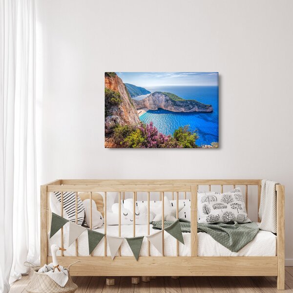 Slika - Plaža Navagio, Grčka (90x60 cm)