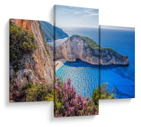 Slika - Plaža Navagio, Grčka (90x60 cm)