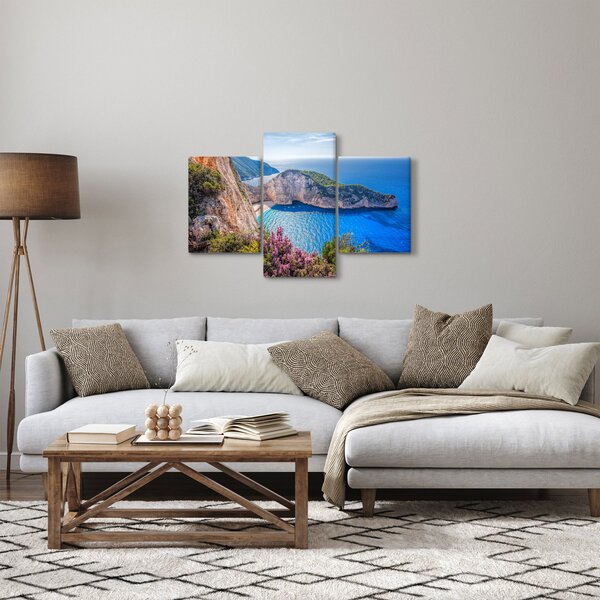 Slika - Plaža Navagio, Grčka (90x60 cm)
