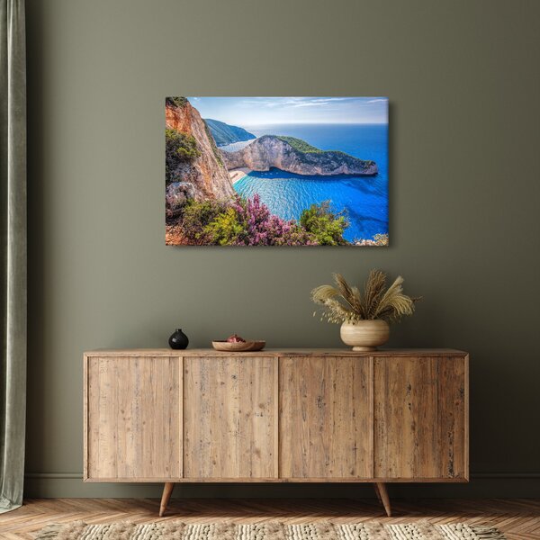 Slika - Plaža Navagio, Grčka (90x60 cm)