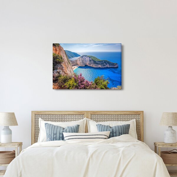 Slika - Plaža Navagio, Grčka (90x60 cm)