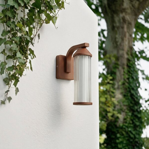 Vanjske Svjetiljka Lindby, Neravio, Smeđa / hrđa, Balkon, Aluminij, Moderan