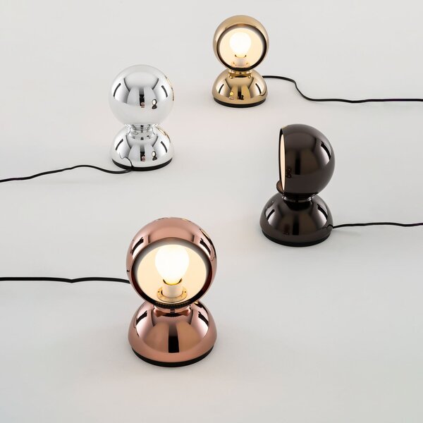 Stolne Lampa Artemide, Eclisse, Zlato / mjed, Dnevna soba, Metal, Dizajn