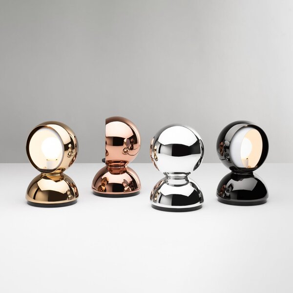 Stolne Lampa Artemide, Eclisse, Zlato / mjed, Dnevna soba, Metal, Dizajn
