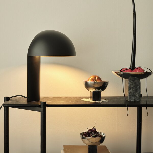 Stolne Lampa GEJST, Leery, Crno, Dnevna soba, Metal, Dizajn