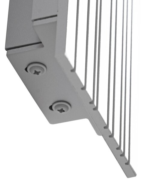 Vanjske Svjetiljka Lucande, Melira, Sivo, Terasa, Aluminij, Moderan