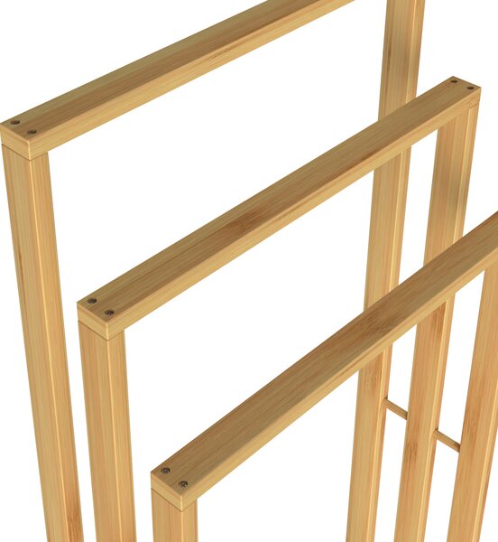 Bambuski stalak za ručnike RUBBY, 40x24x82 cm, smeđa Casaria