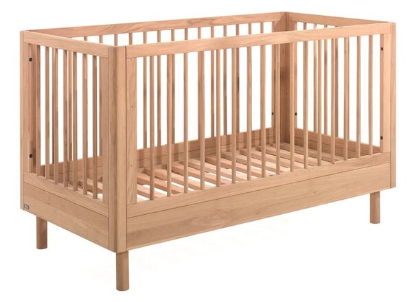 Dječji krevet od punog hrasta 70x140 cm u prirodnoj boji Forrest – Vipack