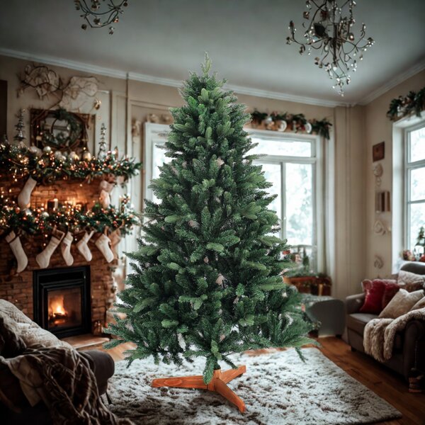 Umjetni božićni bor FROST, 150 cm, zeleni Casaria
