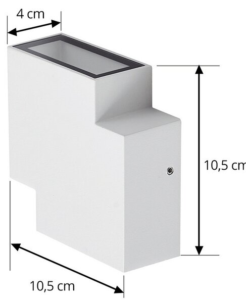 Vanjske Svjetiljka Lindby, Fendir, Bijela, Terasa, Aluminij, Moderan