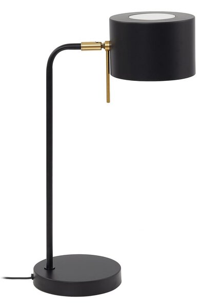 Stolne Lampa Lindby, Kaida, Crno, Dnevna soba, Metal, Moderan