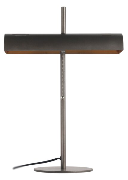 Stolne Lampa Lucande, Nysira, Crno, Dnevna soba, Metal, Moderan