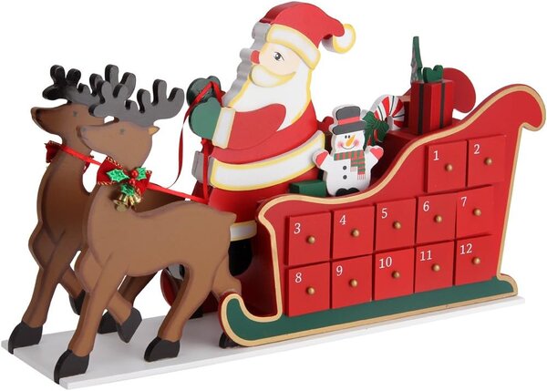 Adventski kalendar NIKOLAS, 52x31x13 cm, višebojan Spielwerk