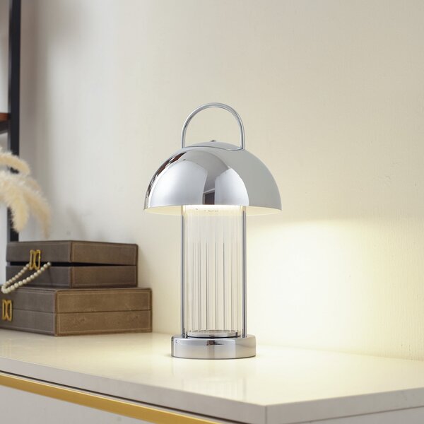 Stolne Lampa Lindby, Mareli, prigušiv, Sivo, Blagovaonica, Metal, Moderan