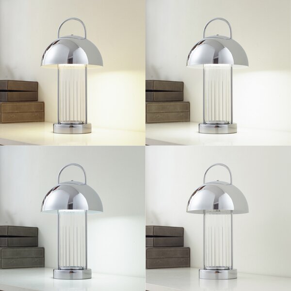 Stolne Lampa Lindby, Mareli, prigušiv, Sivo, Blagovaonica, Metal, Moderan