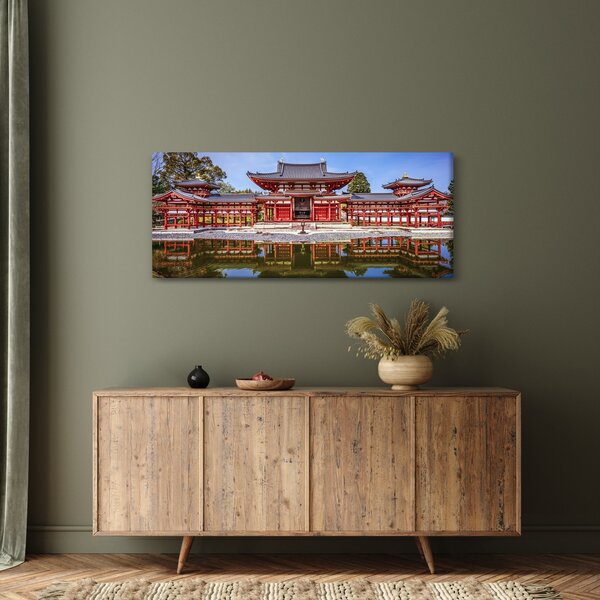 Slika - budistički hram (120x50 cm)