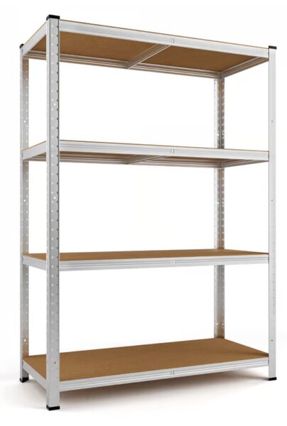 Regal s visokom nosivošću HEAVY, max. 700 kg, 90x40x160cm, srebrna Monzana