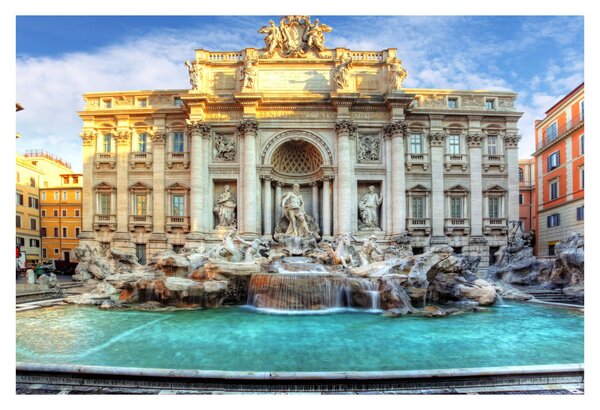 Slika - fontana Trevi (90x60 cm)