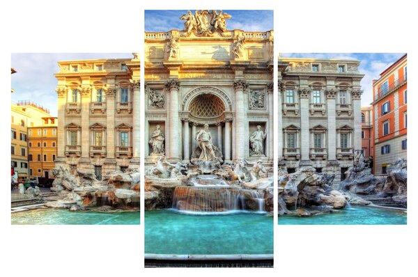 Slika - fontana Trevi (90x60 cm)
