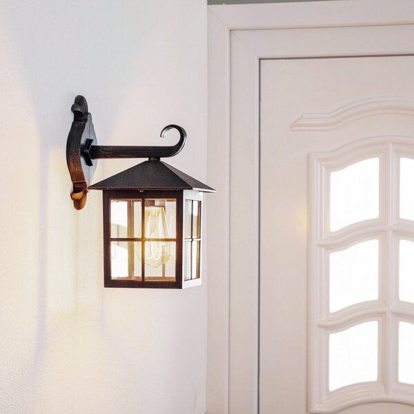 Vanjske Svjetiljka Lindby, Ida, Smeđa / hrđa, Balkon, Aluminij, Antički