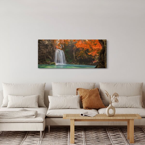Slika - Vodopad u Tajlandu (120x50 cm)