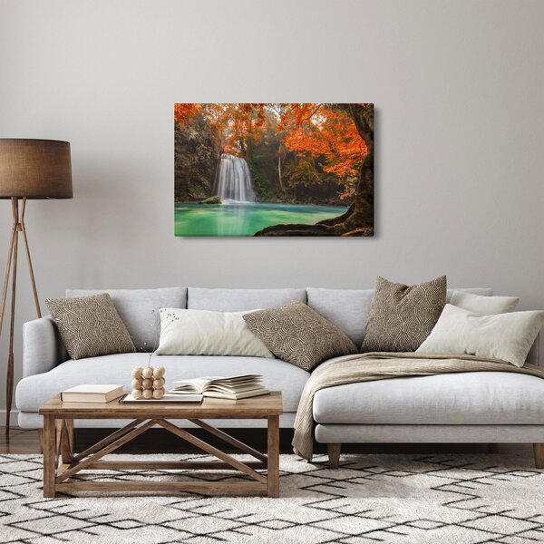 Slika - Vodopad u Tajlandu (90x60 cm)