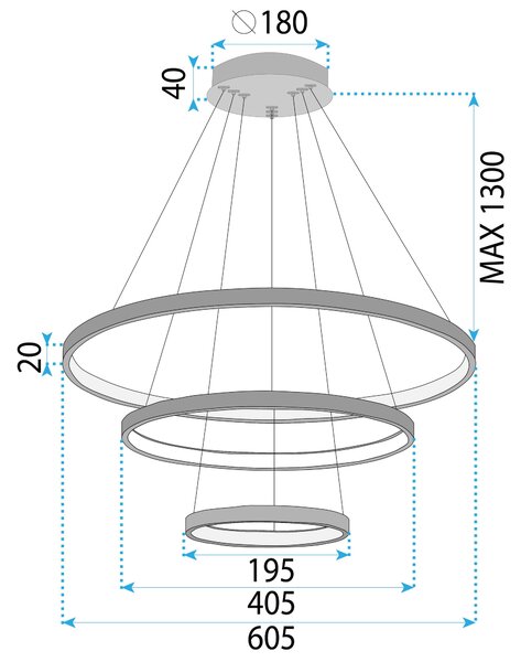 LED svijetiljka LHJ013-CP3 BLACK