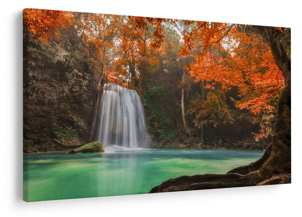Slika - Vodopad u Tajlandu (90x60 cm)