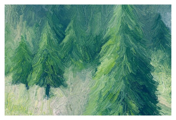 Slika - Slikane crnogorice (90x60 cm)
