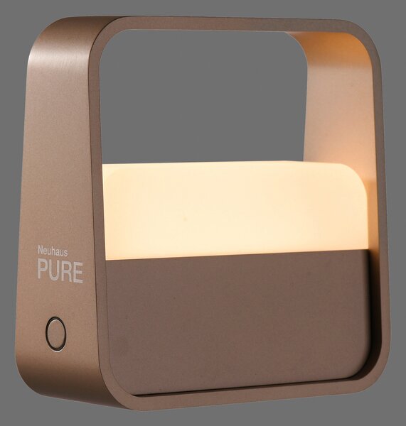 Stolne Lampa PURE, PURE Go, prigušiv, Bronca / stari mesing, Dnevna soba, Aluminij, Moderan