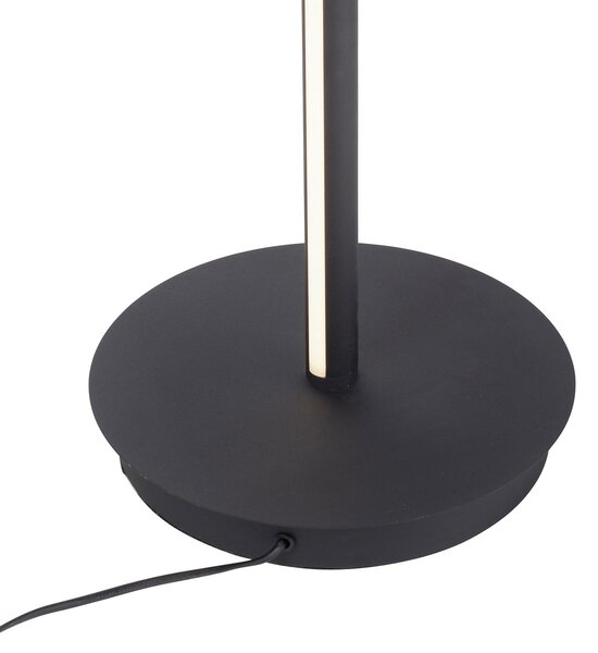 Podne Lampa PURE, PURE Mutil, prigušiv, Crno, Dnevna soba, Metal, Moderan